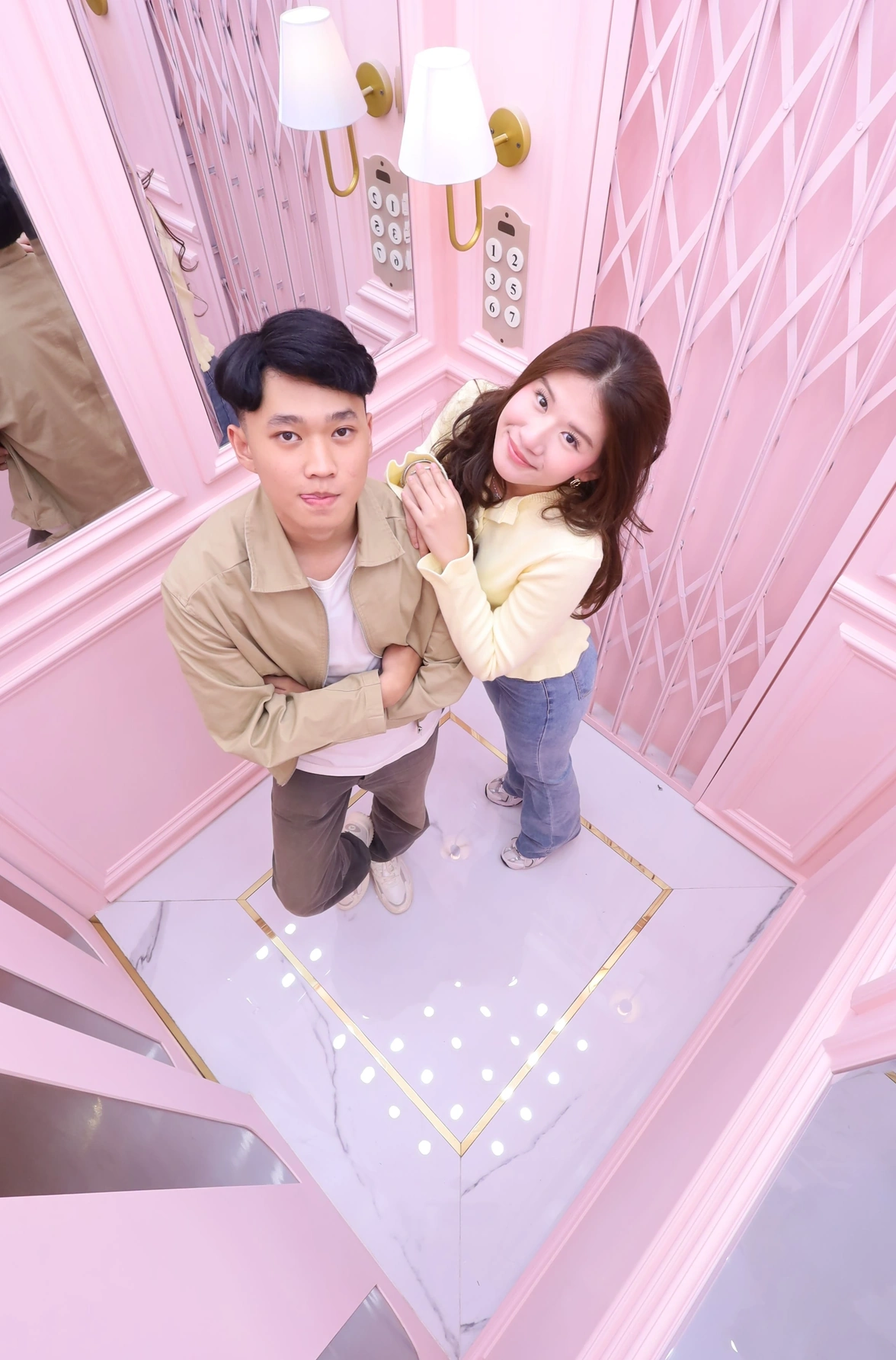 Pink Vintage Elevator Studio