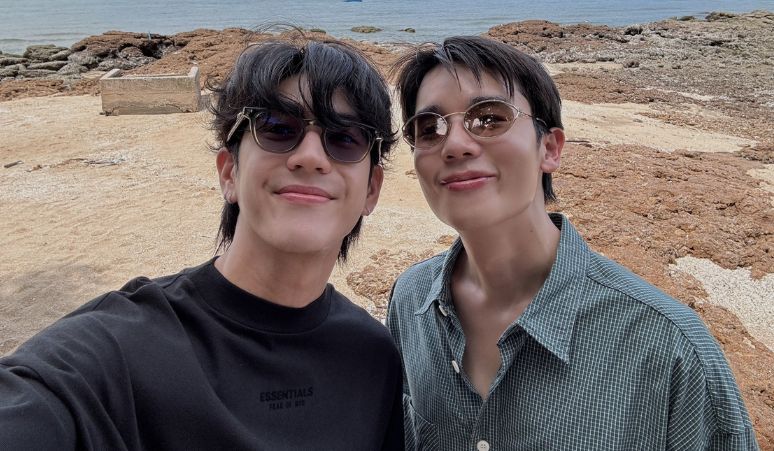 Penggemar Series Thailand Ayo Merapat! Ada Frame Jimmy Jitaraphol dan Sea Tawinan di Selfie Time