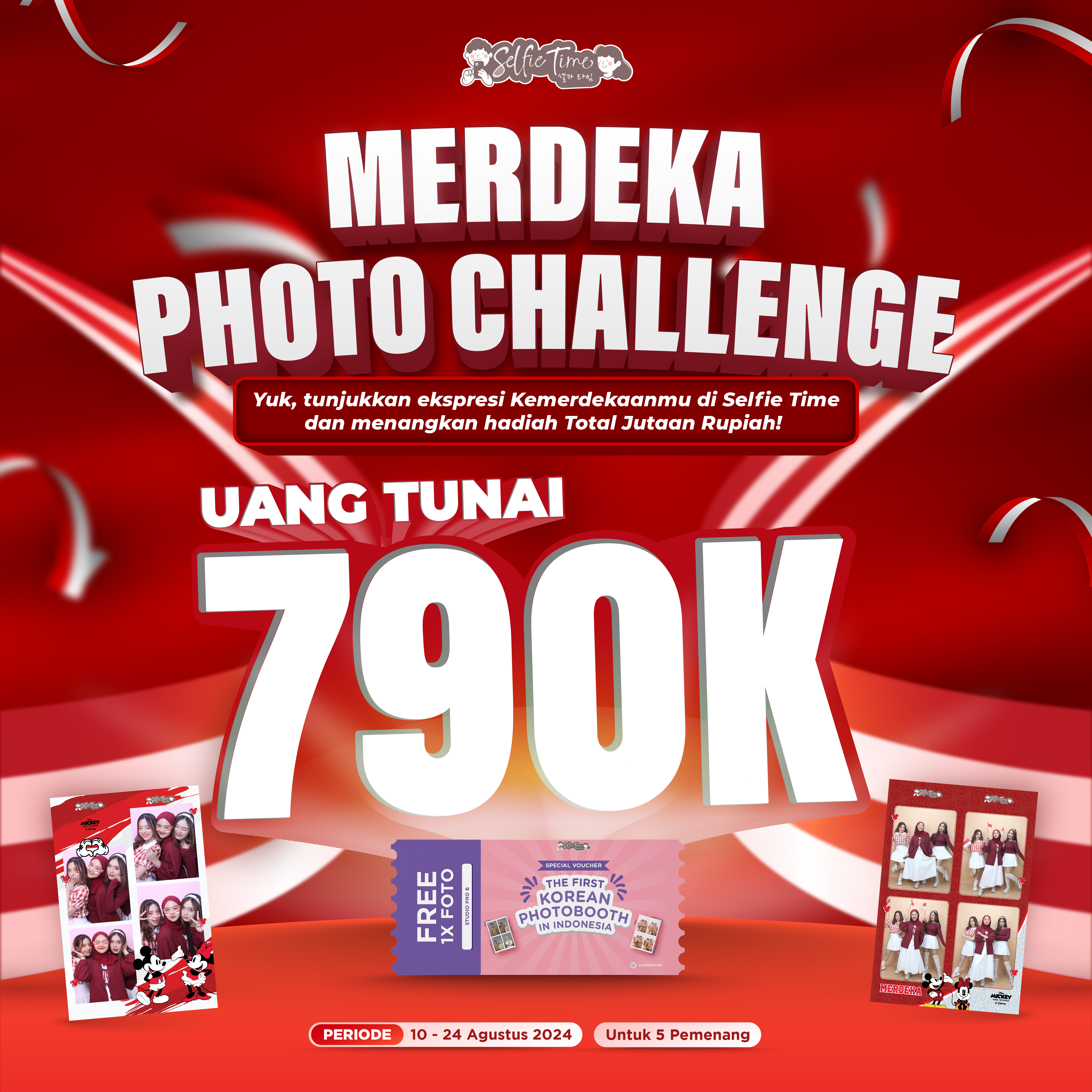 Yuk IkutanGiveawayMerdekaPhotoChallengediSelfieTime