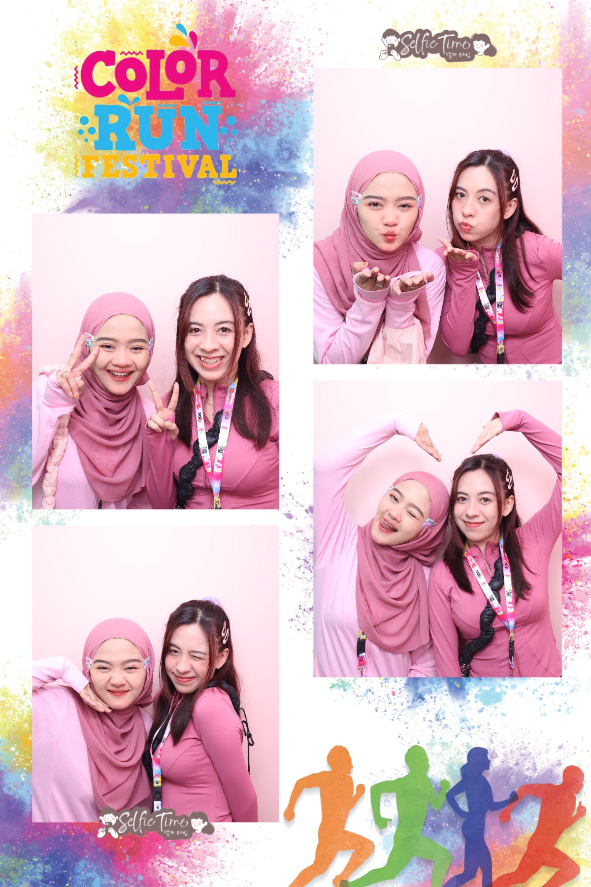 Selfie Time Hadir di Bandung Color Run Festival 2024, Abadikan Momenmu Jadi Lebih Seru!