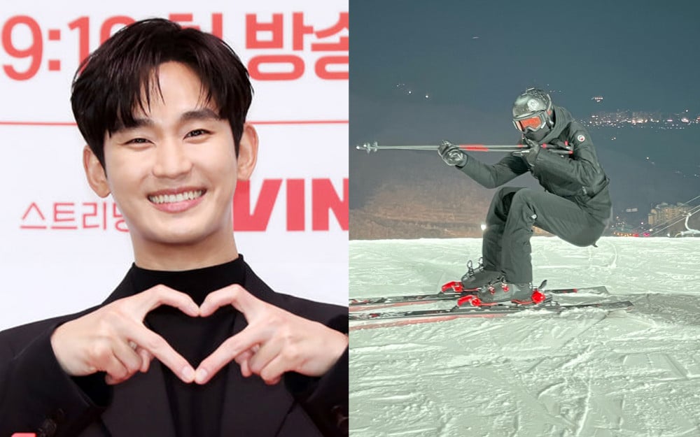 Fans Dibuat Takjub dengan Kehebatan Kim Soo Hyun Main Ski