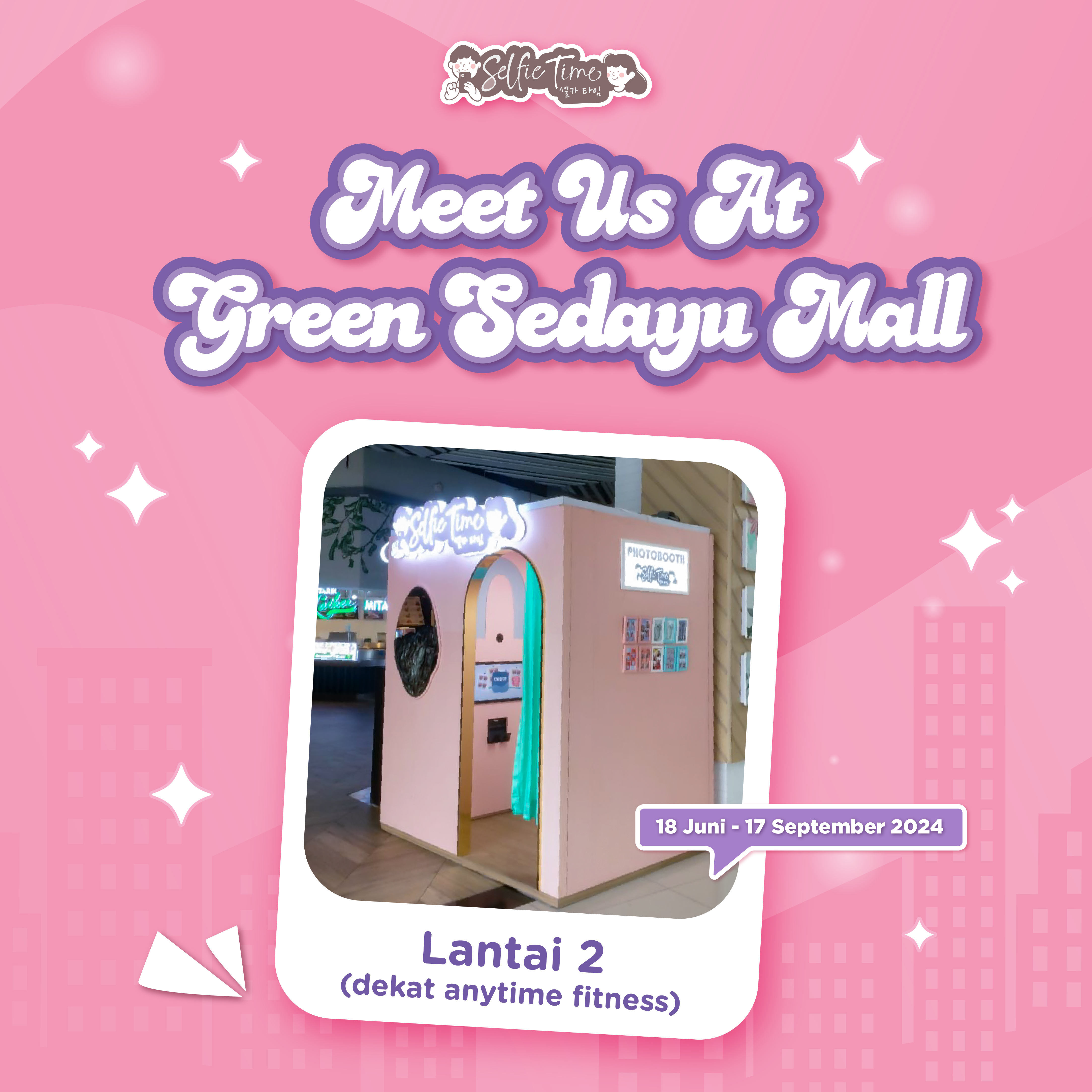 Ramaikan! Selfie Time Hadir di Green Sedayu Mall