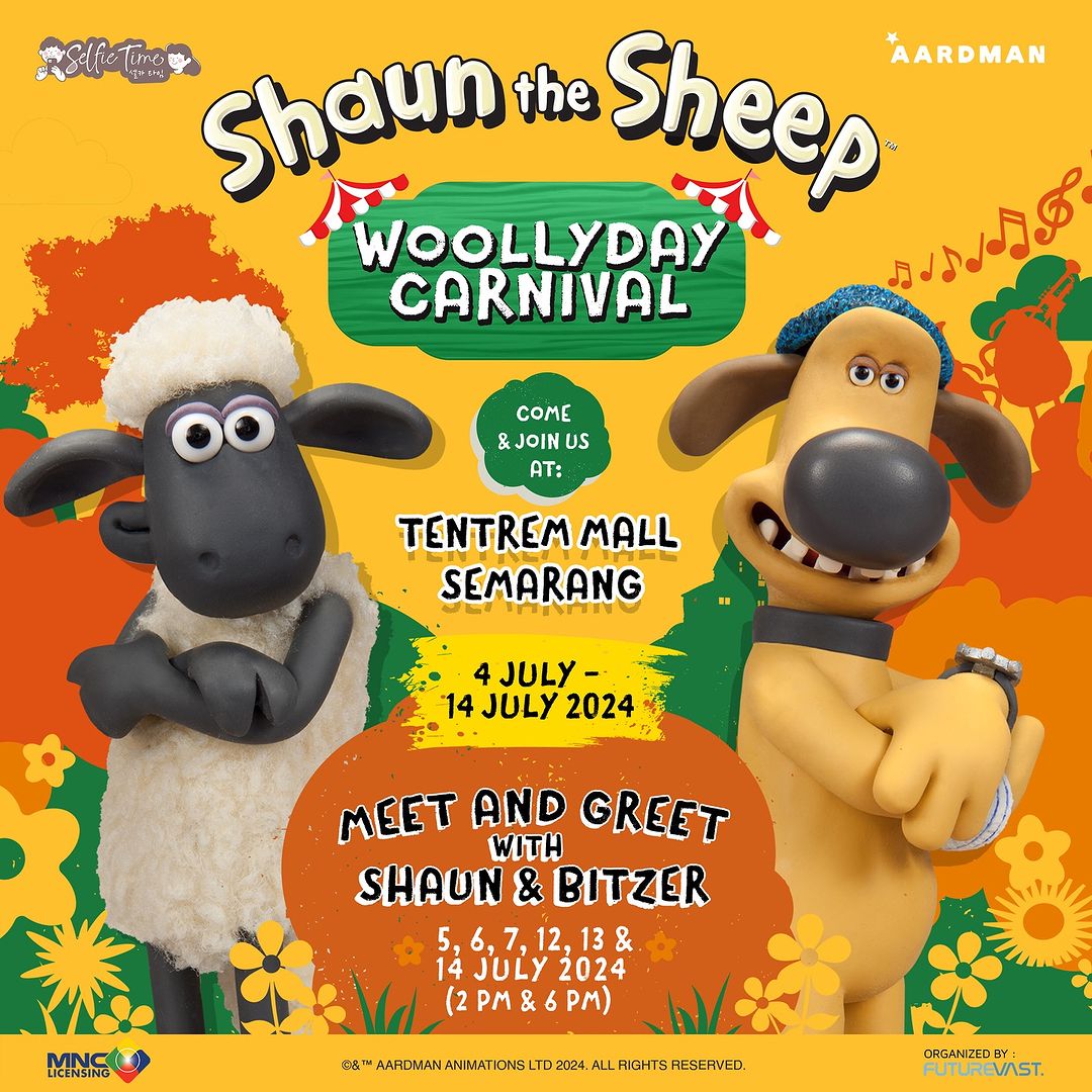 Yuk Merapat! Selfie Time Hadir di Event Shaun The Sheep 