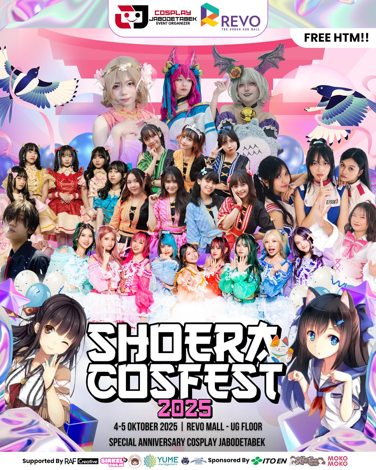 Shoera Festival: Acara Cosplay Terbesar di Bekasi, Ada Booth ...